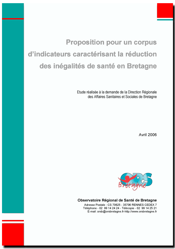 Inegalites santé indicateurs