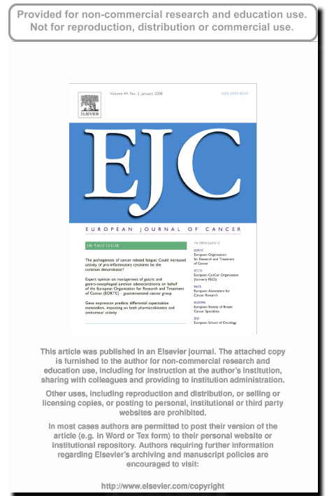 Artcile European journal of cancer